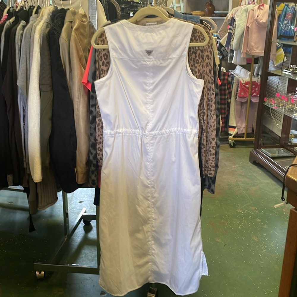 Columbia White Midi Dress View 5
